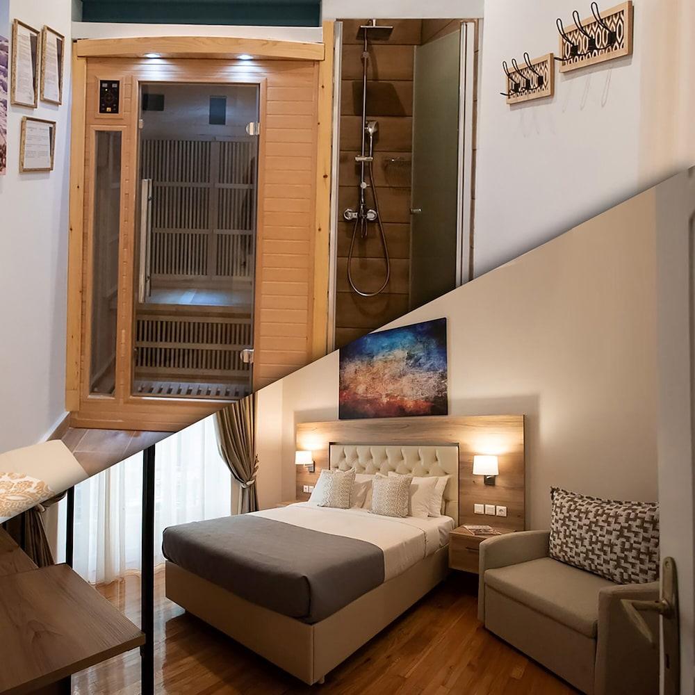 Blue Ark Lavish Sauna Suite เอเธนส์ ภายนอก รูปภาพ